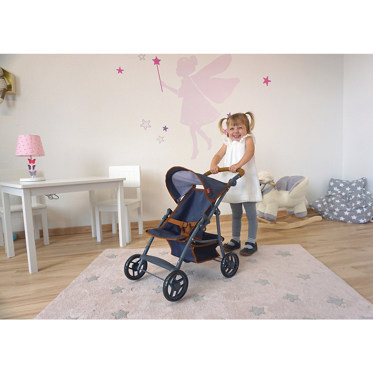 Puppenbuggy Liba - dark blue