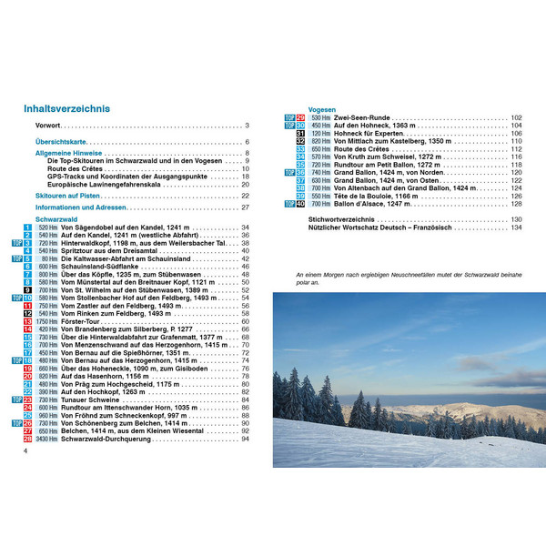 BVR SKITOURENFÜHRER SCHWARZWALD/VOGESEN
