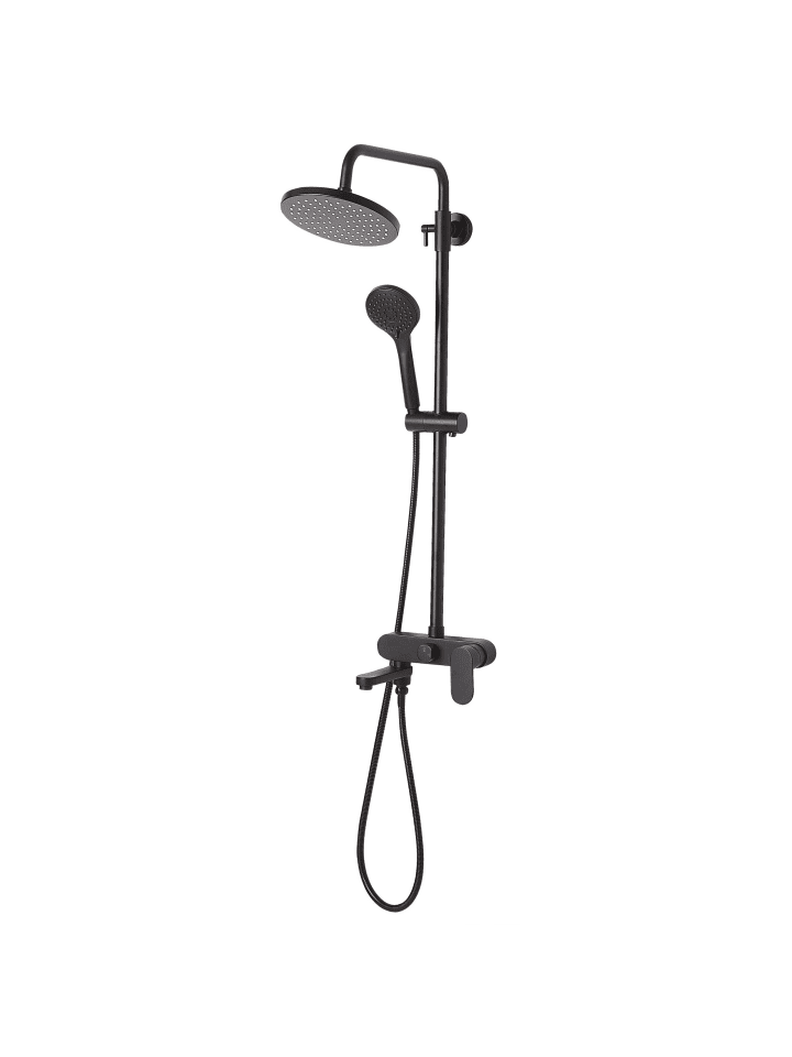 Beliani Wannenarmaturen GURARA in Schwarz - (W) 23 x (H) 83 x (L) 36 cm günstig kaufen onesize