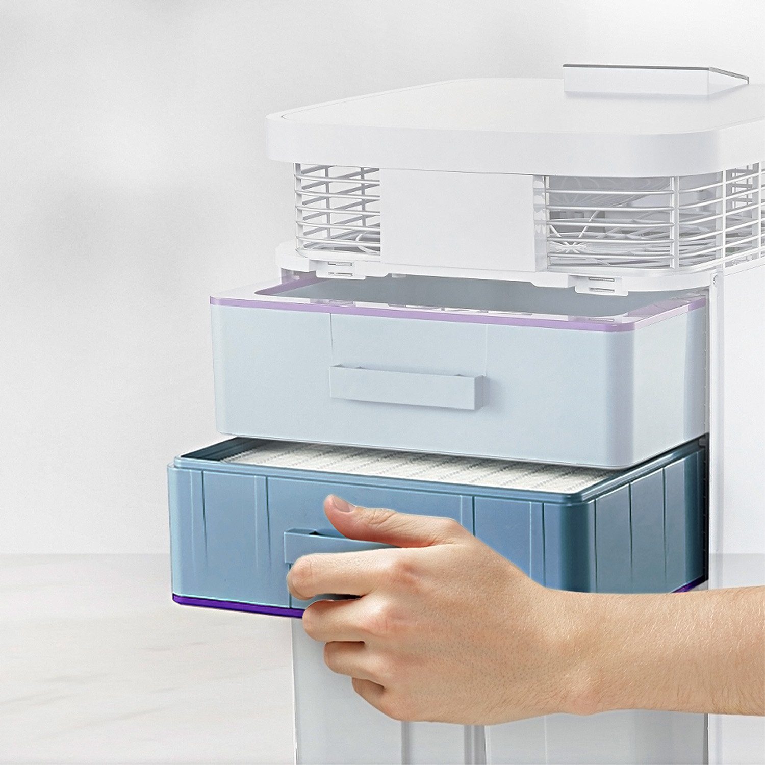 djive HEPA-Filter H14, Zubehör für djive Professional PURE1200 Luftreiniger, filtert 99,995% der Feinstaubpartikel, Pollen uvm. aus der Luft