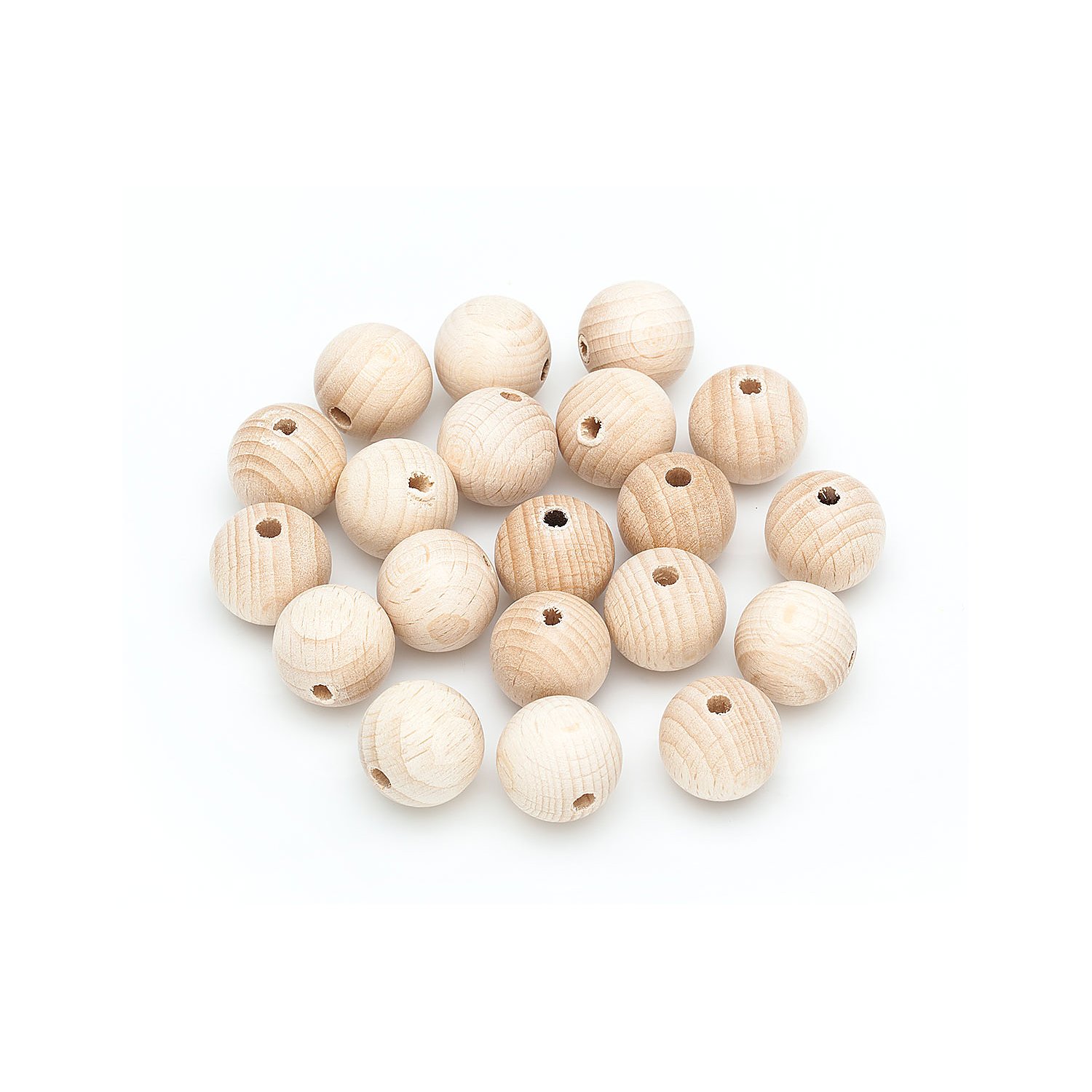 Holzkugeln, 20 mm Ø, 20 Stück