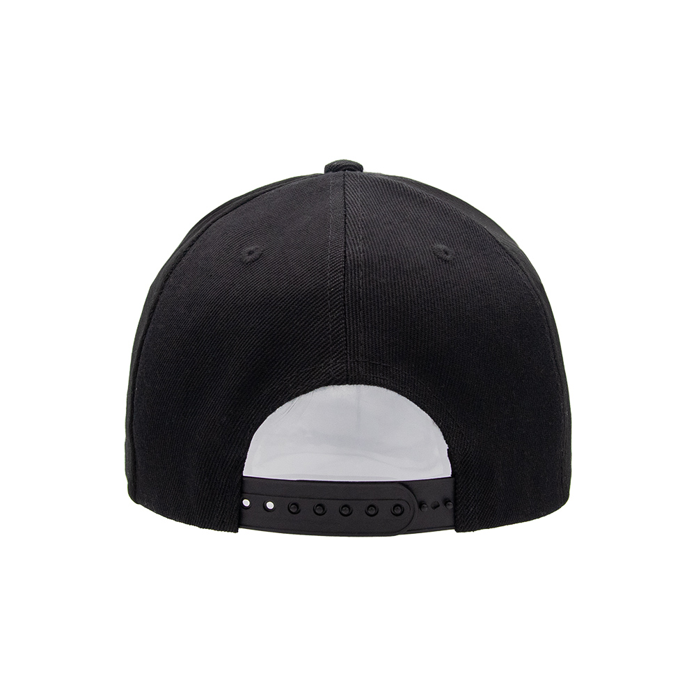Basecap RUBBER WAPPEN Snapback schwarz