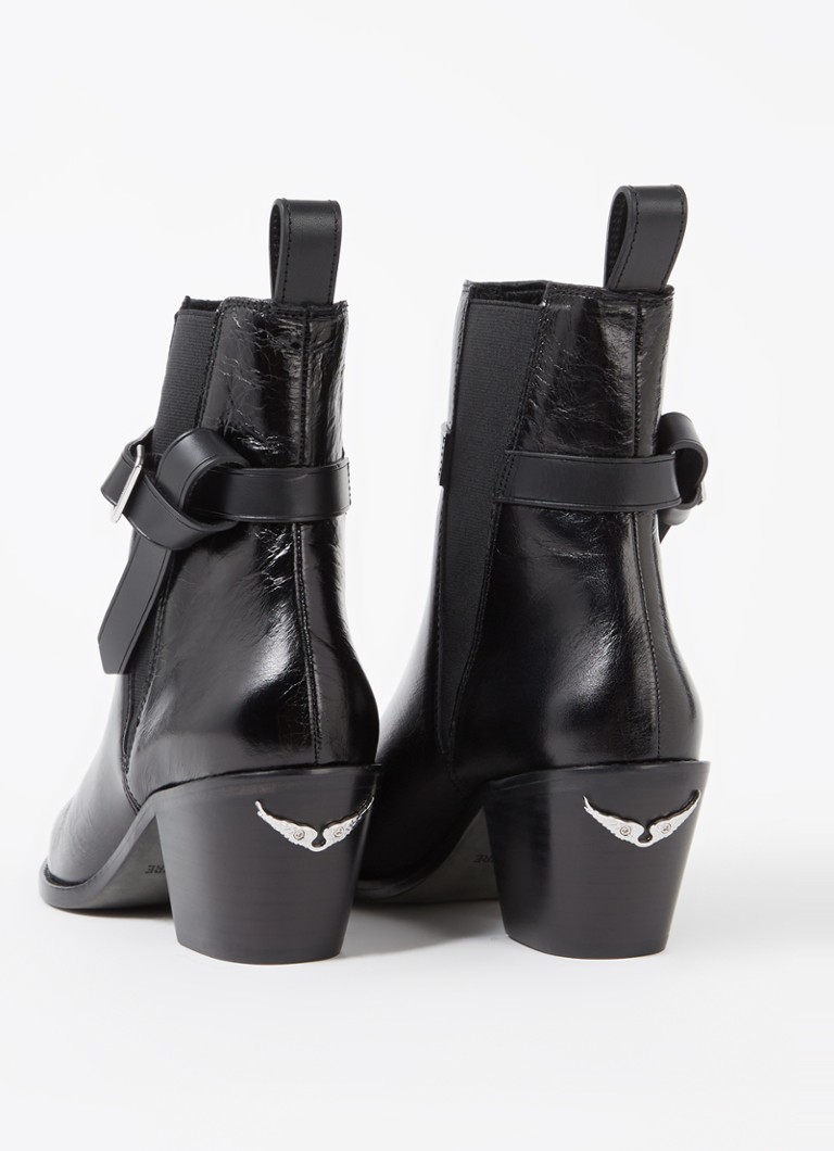 Botine din piele Zadig&Voltaire Tyler Cecilia Vintage