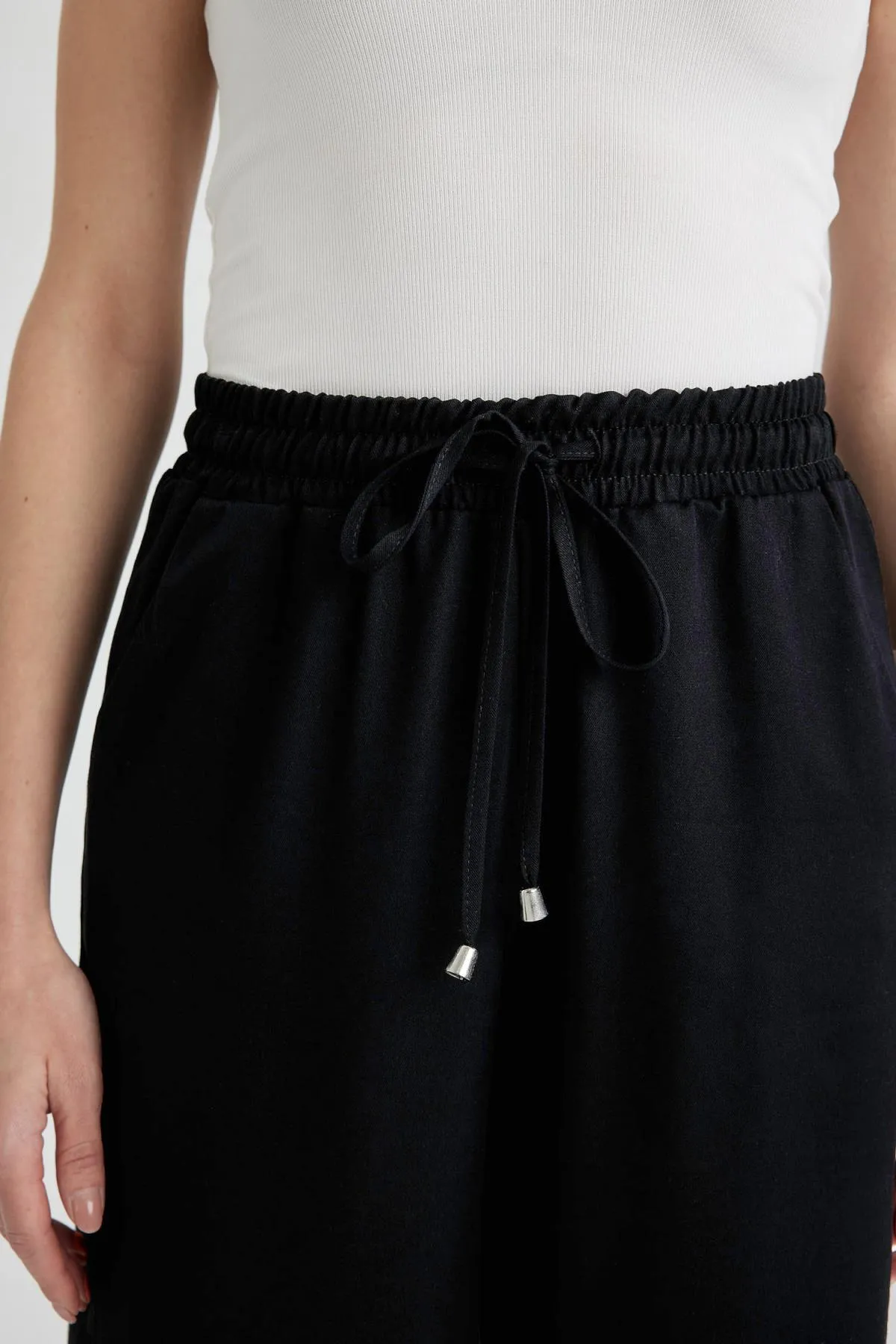 DeFacto  Viskose-Shorts mit hoher Taille und kurzem Bein I6760az23hs