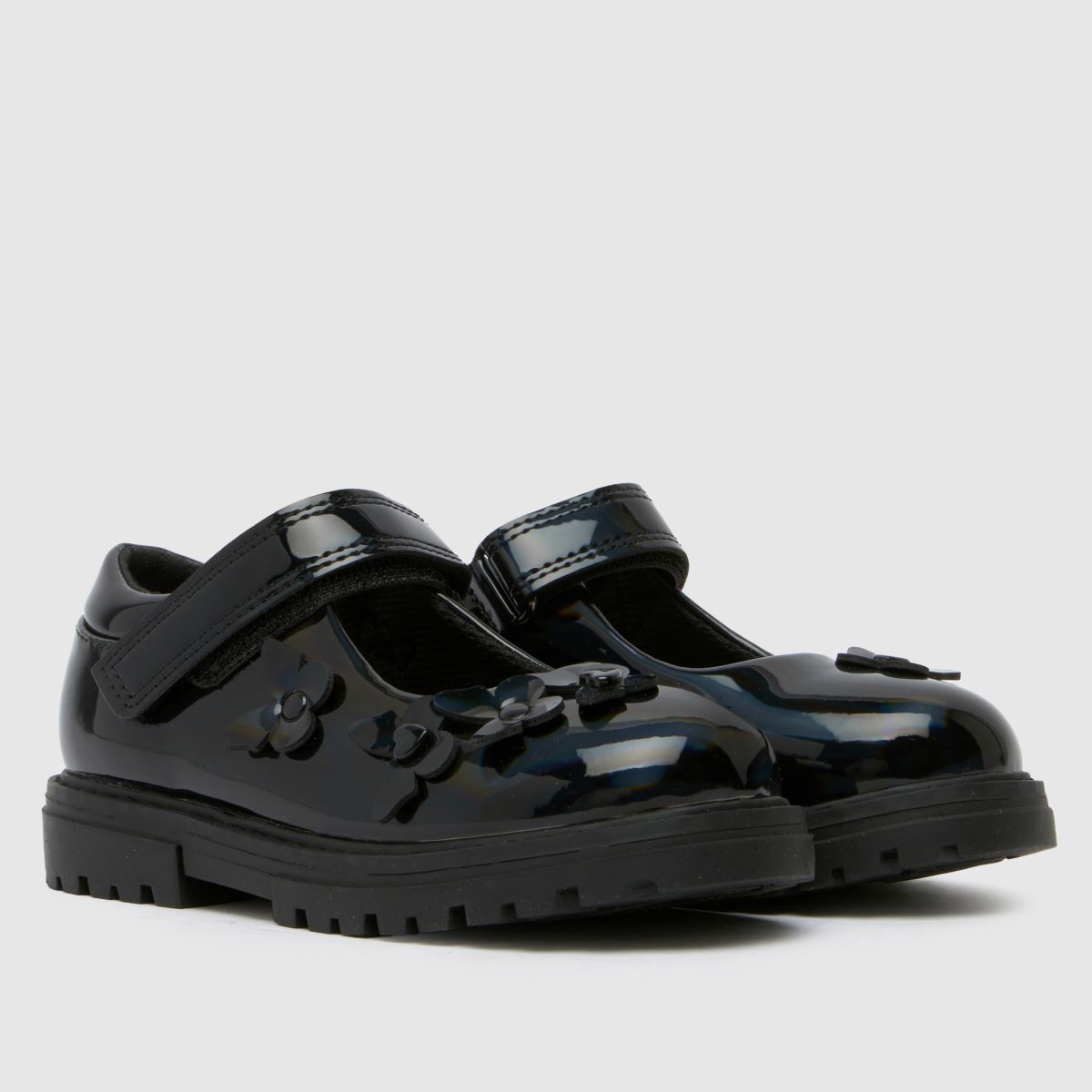 Schuh svarta lush mary jane flickskor småbarn