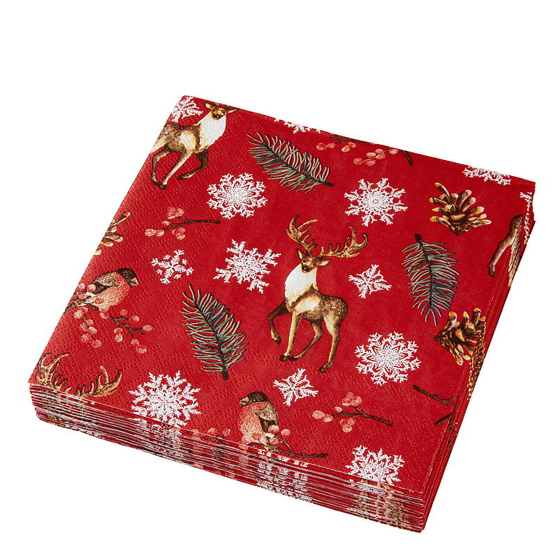 Vie Eco Servietter 20-pk 33x33 cm, julemotiv