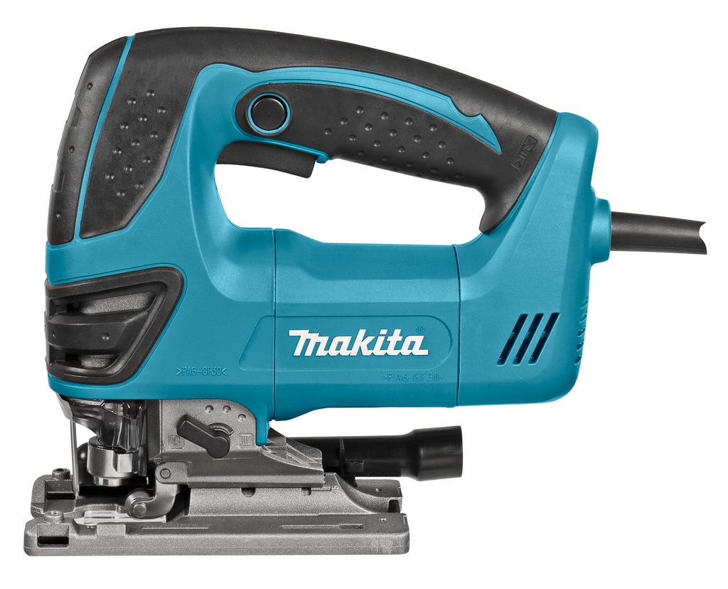 Makita 4350FCTJ 230V kyvadlová decoupage zaag v M-boxe