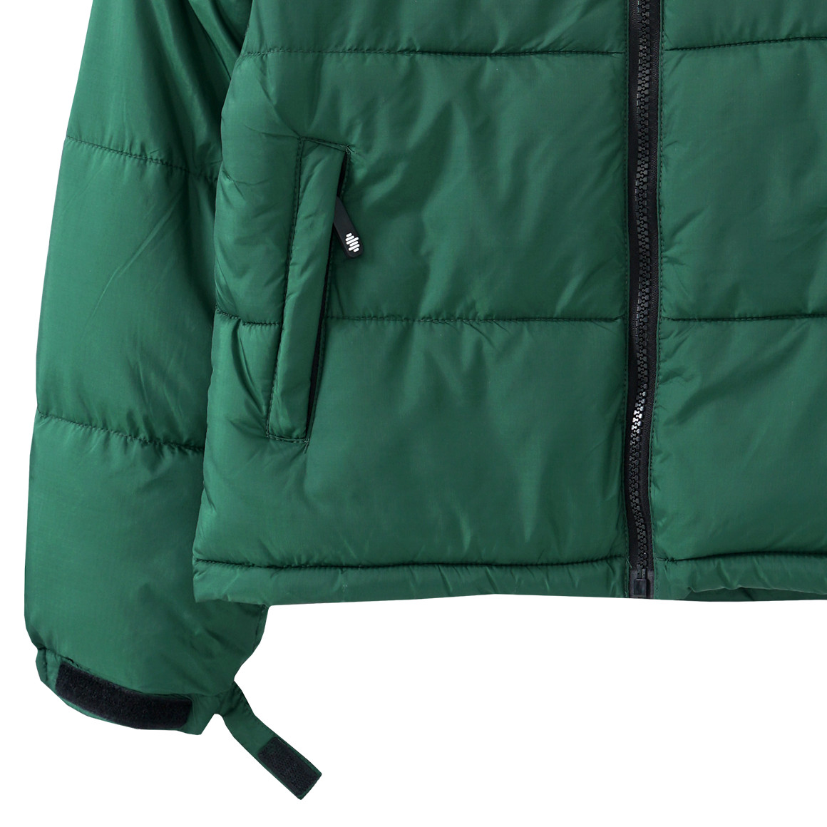 Jungen Winterjacke im zweifarbigen Look