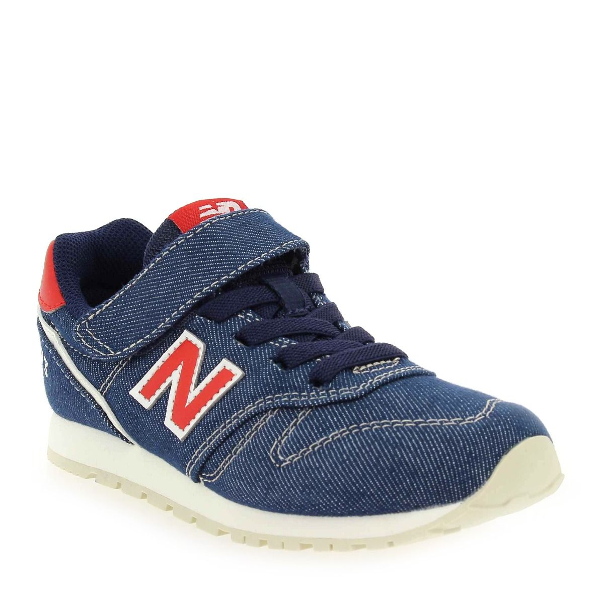 New Balance  YV373 DENIM - Marine rouge