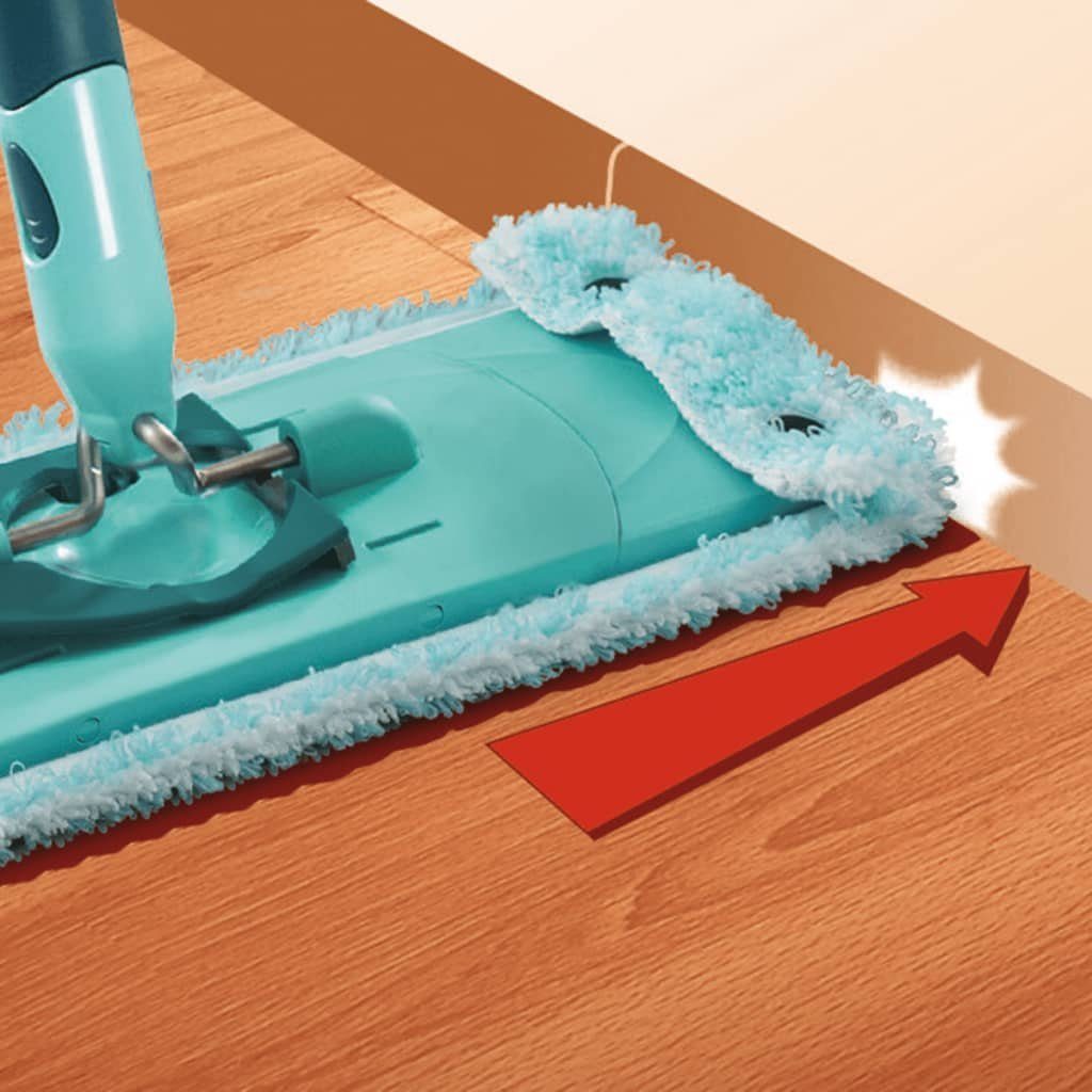 Leifheit Wischmopp Wischmopp-Aufsatz Clean Twist/Combi Static Plus M Blau 55330