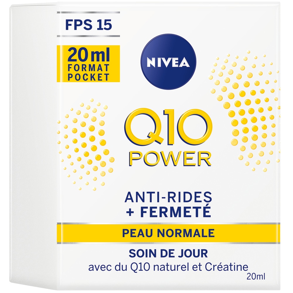 nivea Q10 POWER - Crème de jour fermeté Soin visage anti-âge - Format voyage