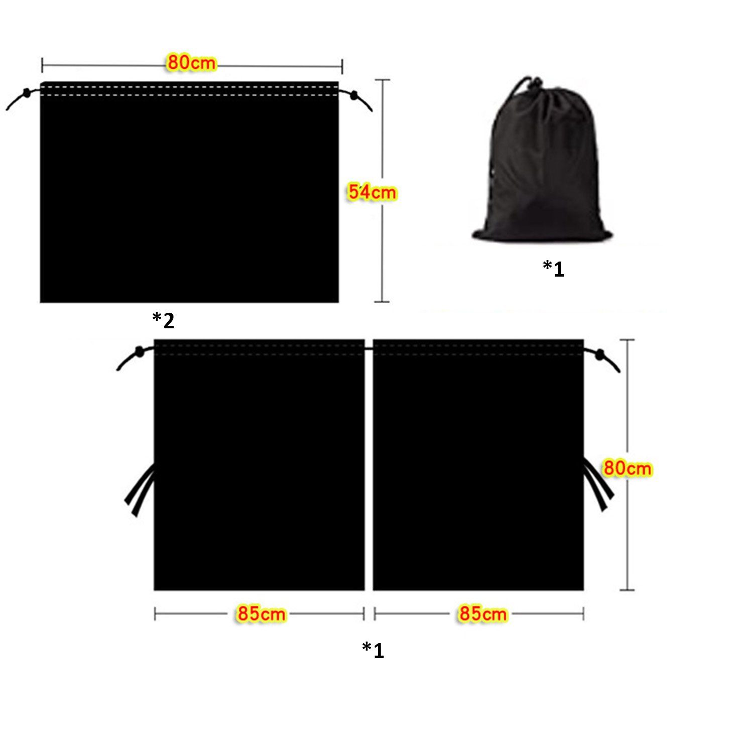 TOPMELON Autosonnenschutz Automotive Split Sunshade Vorhänge, Trennvorhänge