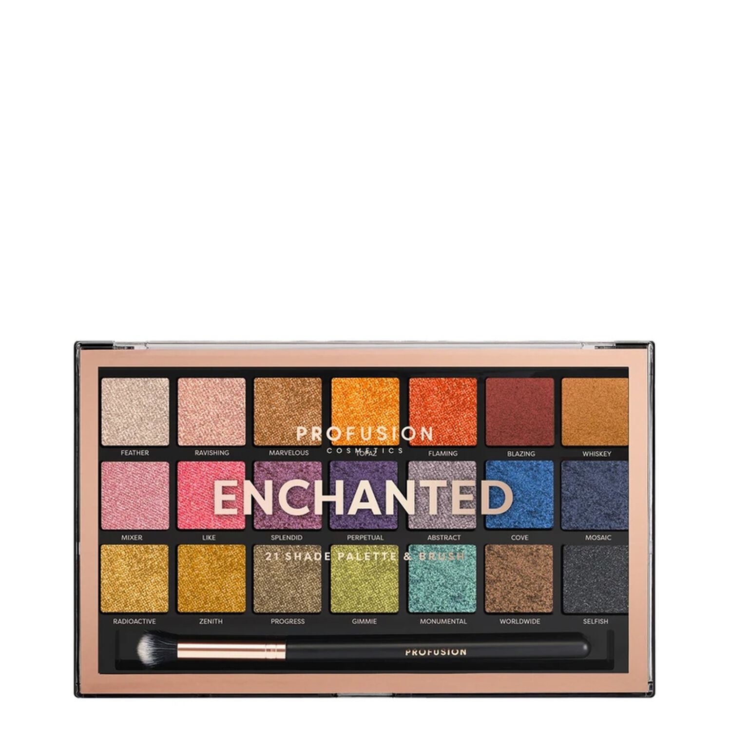 Profusion Cosmetics Palette Enchanted 21 couleurs