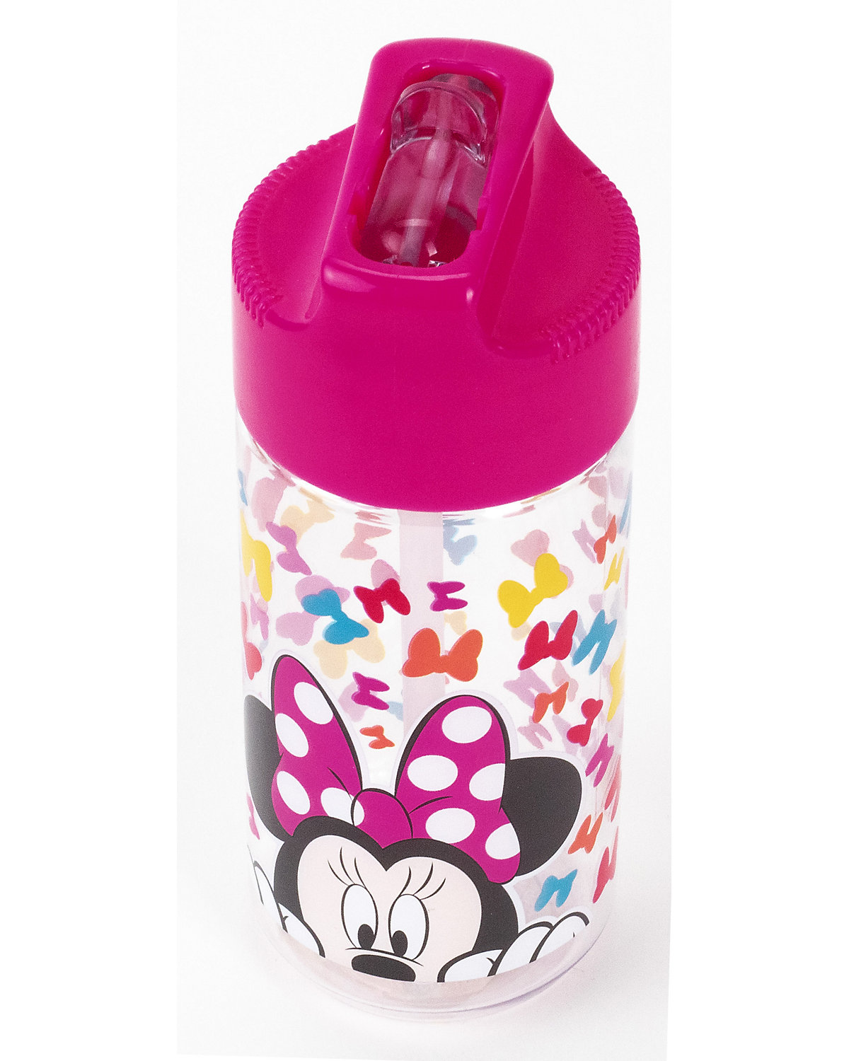 Tritan-Trinkflasche   Minnie Mouse, 430 ml, inkl. Trinkhalm