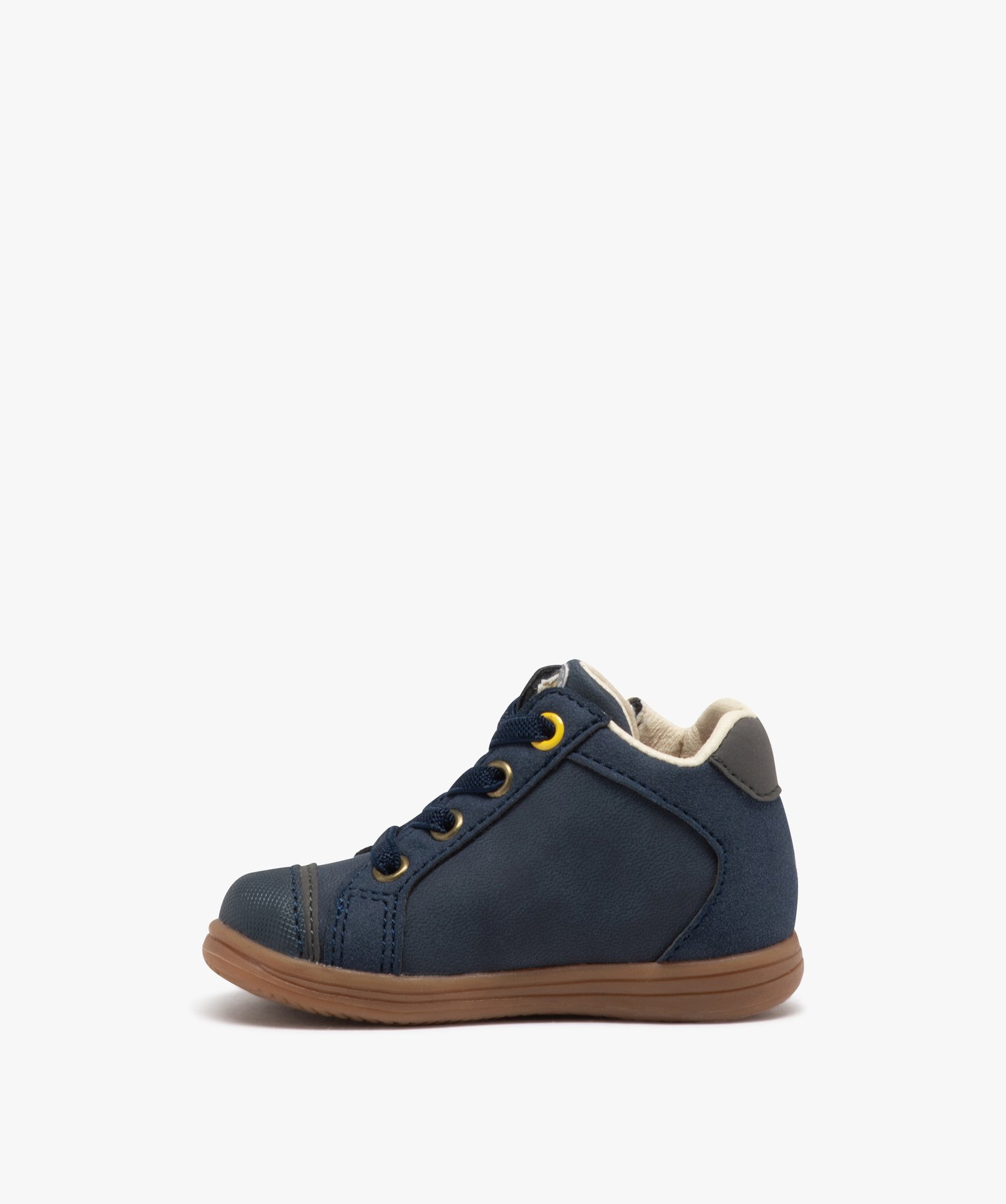 Chaussures premiers pas bébé Garçon bicolores - Hobiz marine | GEMO