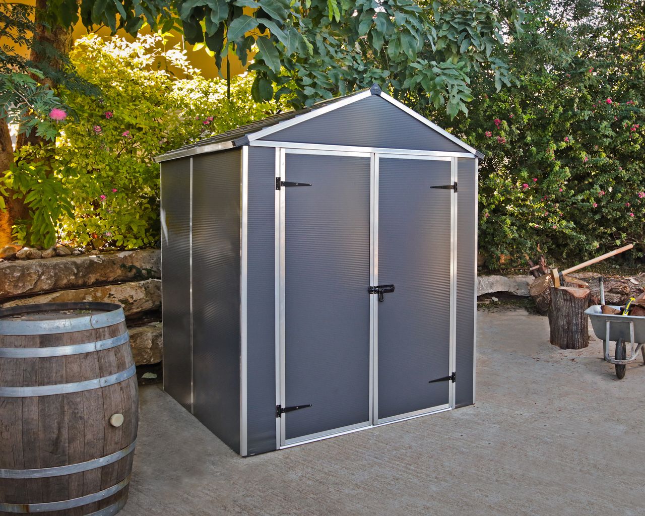 Canopia by Palram Canopia Palram Gerätehaus Rubicon Shed 6x5 dark grey