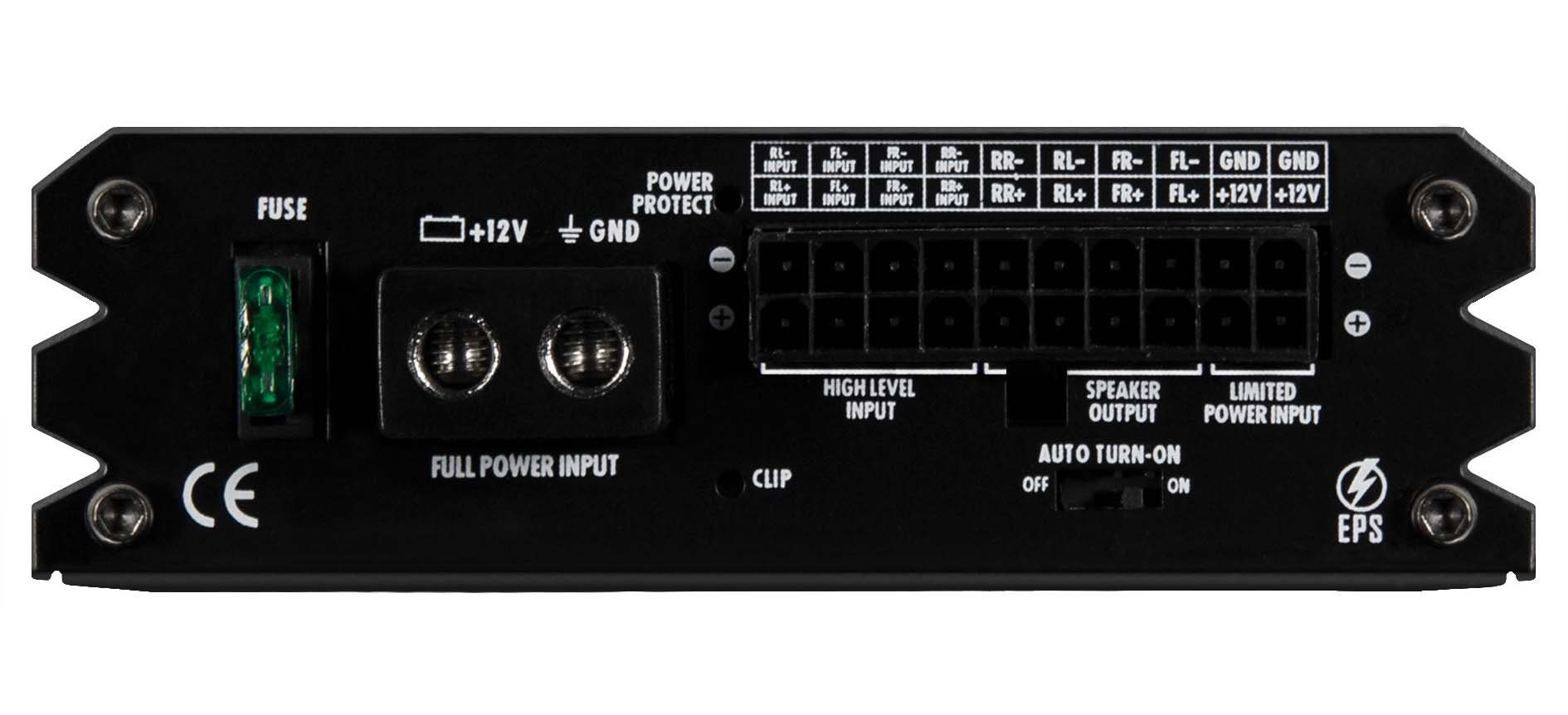 Hifonics PLUTO IV Class D Digital 4-Kanal Micro Verstärker Verstärker (Anzahl Kanäle: 4-Kanal)