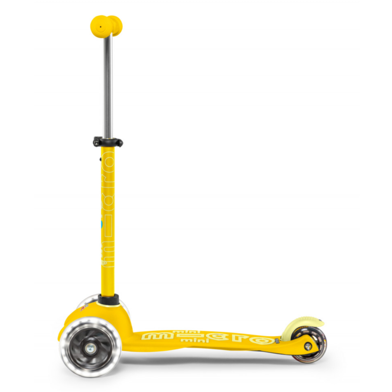 Trottinette 3 Roues LED - Mini Micro Deluxe Jaune