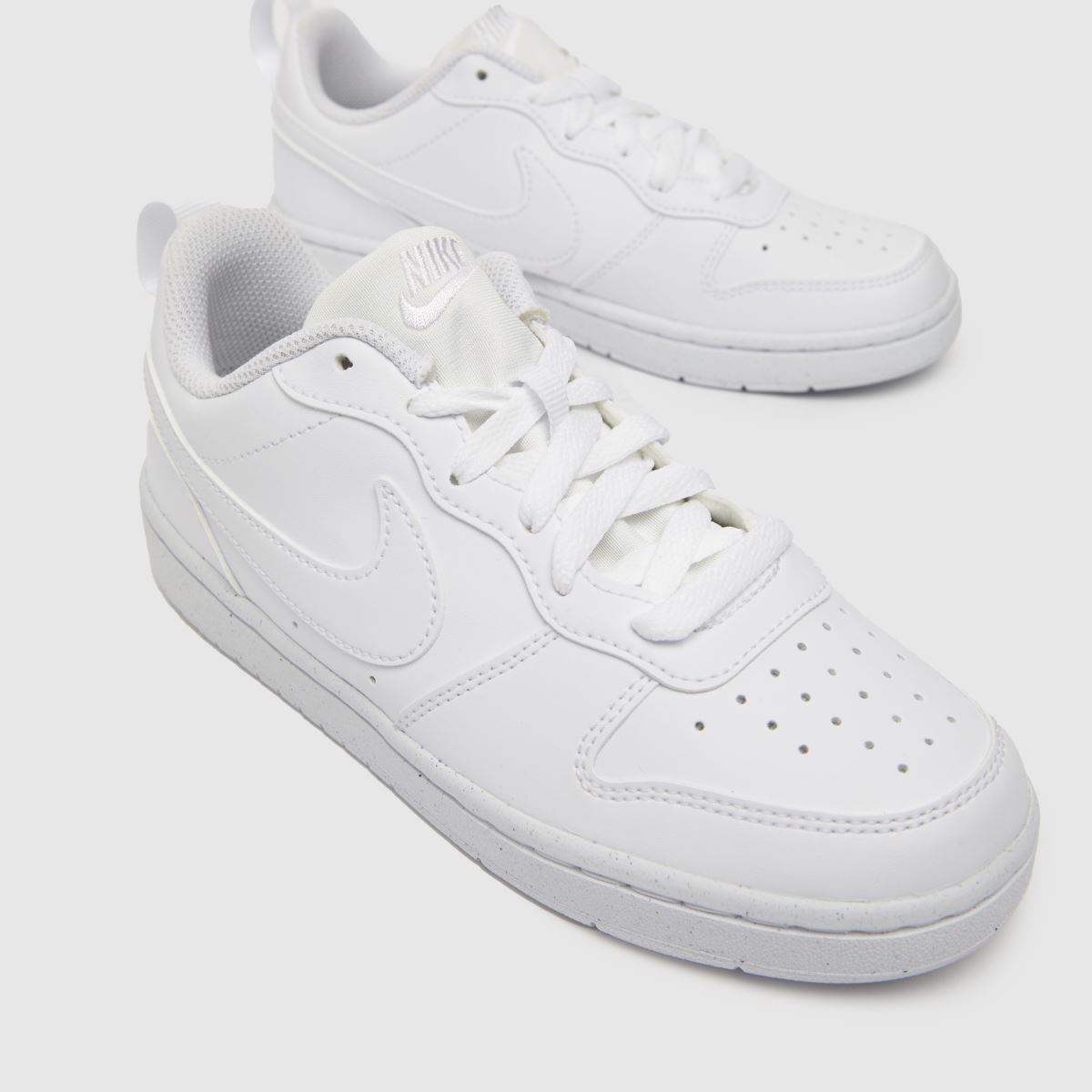 Nike vita Court Borough låga Recraft ungdomsskor