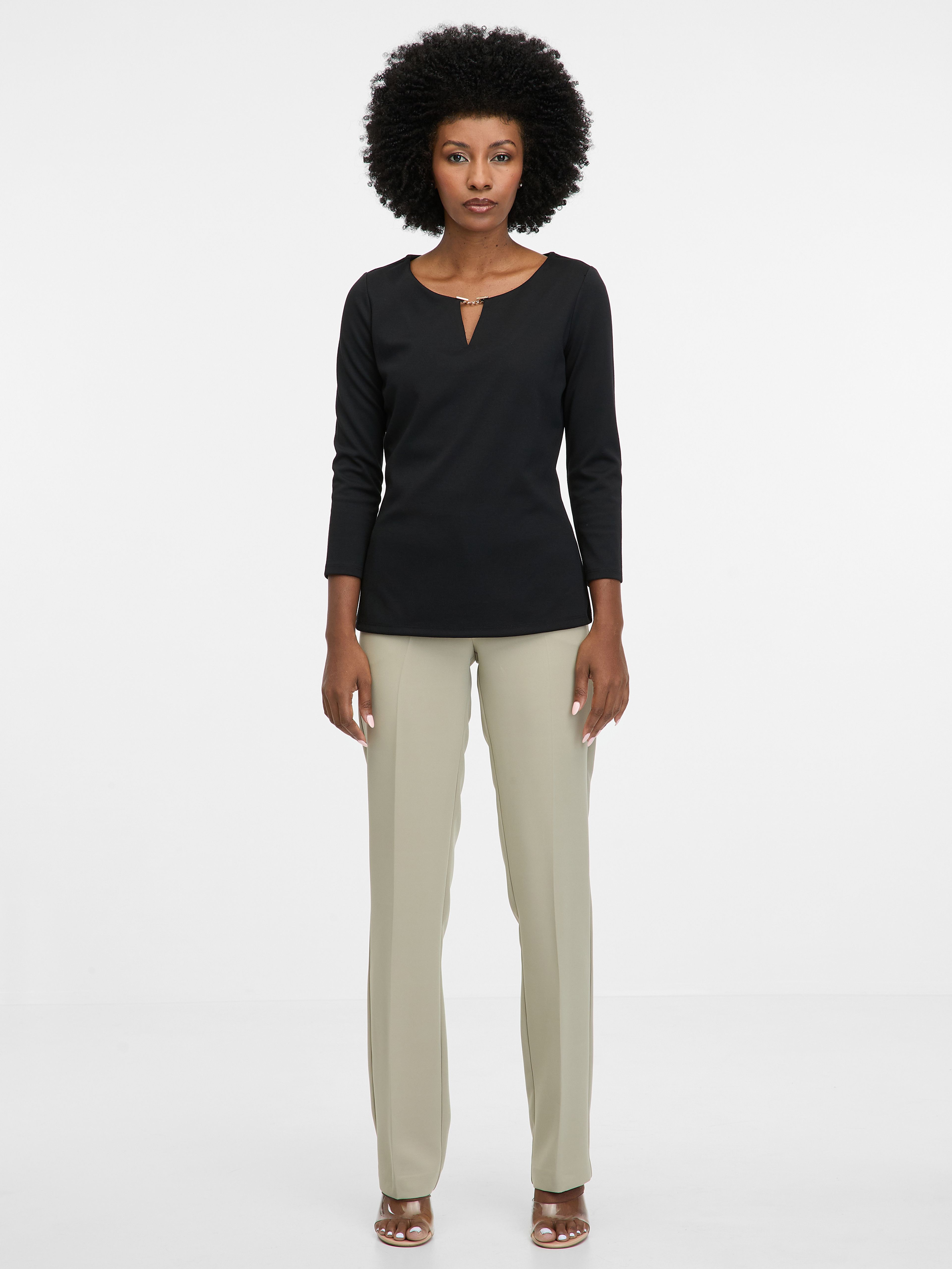 Schwarze Damen-Bluse ORSAY