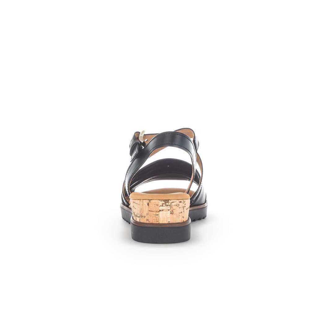 Gabor comfort Keilsandalette schwarz