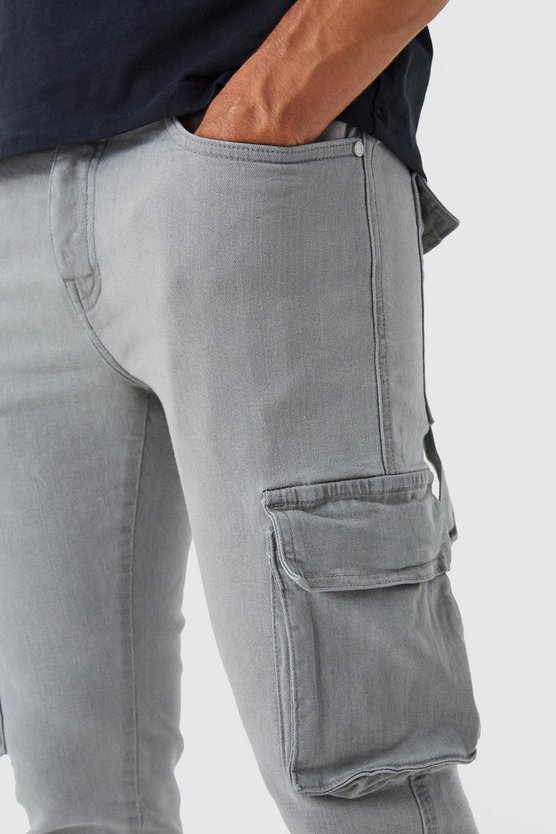 Skinny Stretch Cargo-Jeans