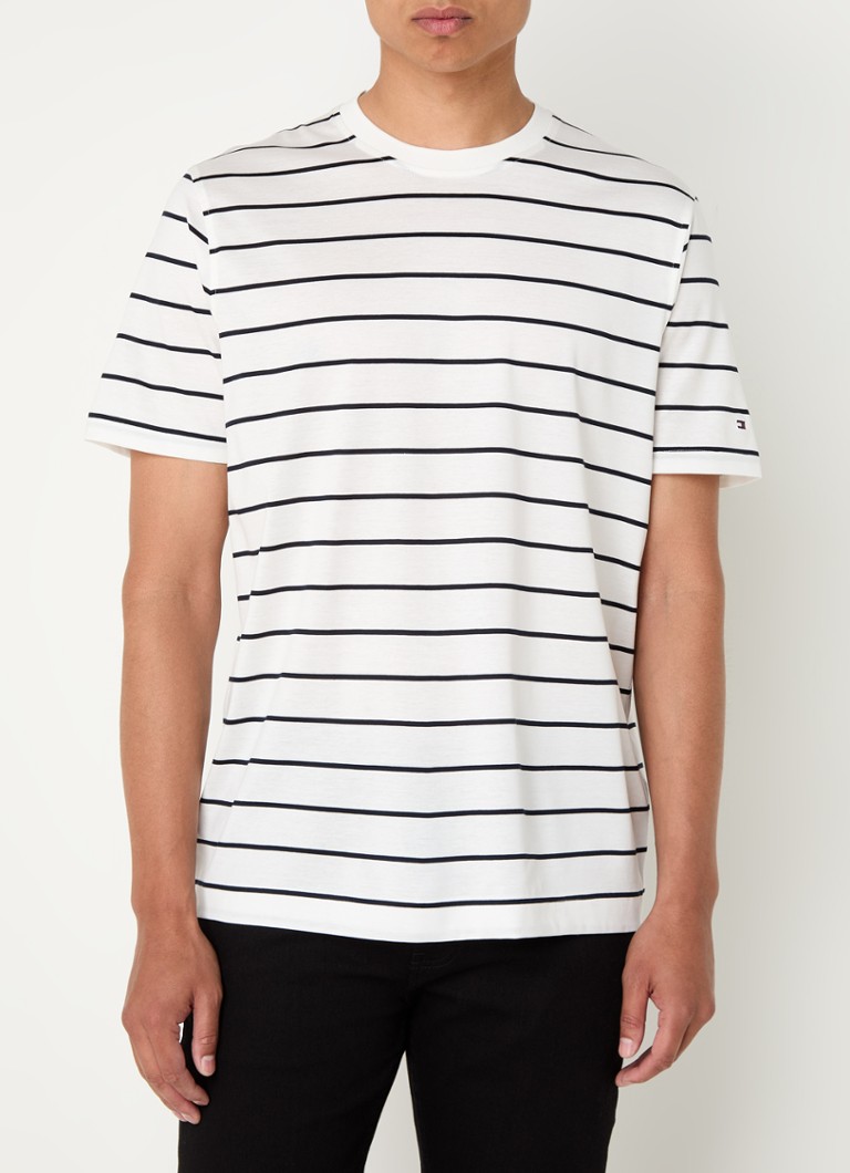 Tricou cu dungi Tommy Hilfiger