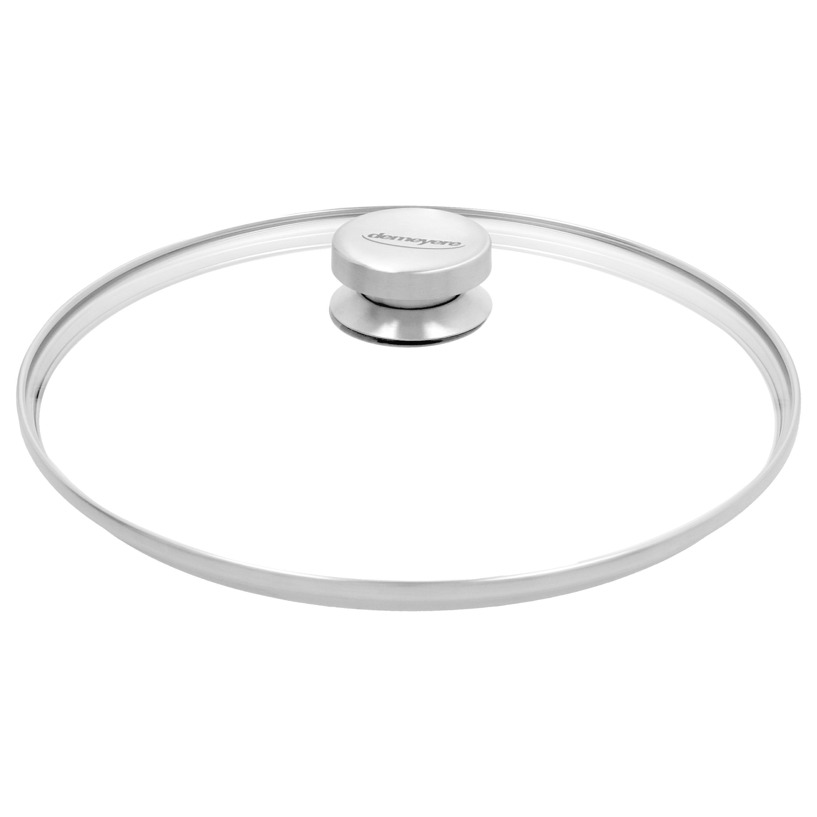 Servierpfanne mit Glasdeckel 24 cm, 18/10 Edelstahl