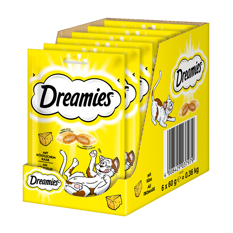 Dreamies Snacks Dreamies 6x60g Käse