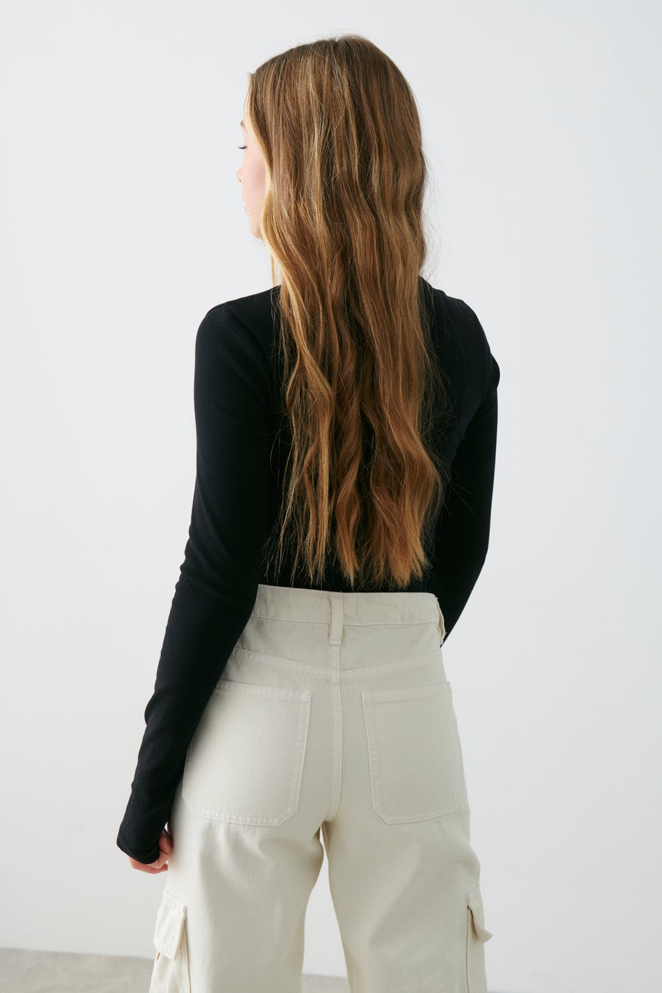 Y basic long sleeve top