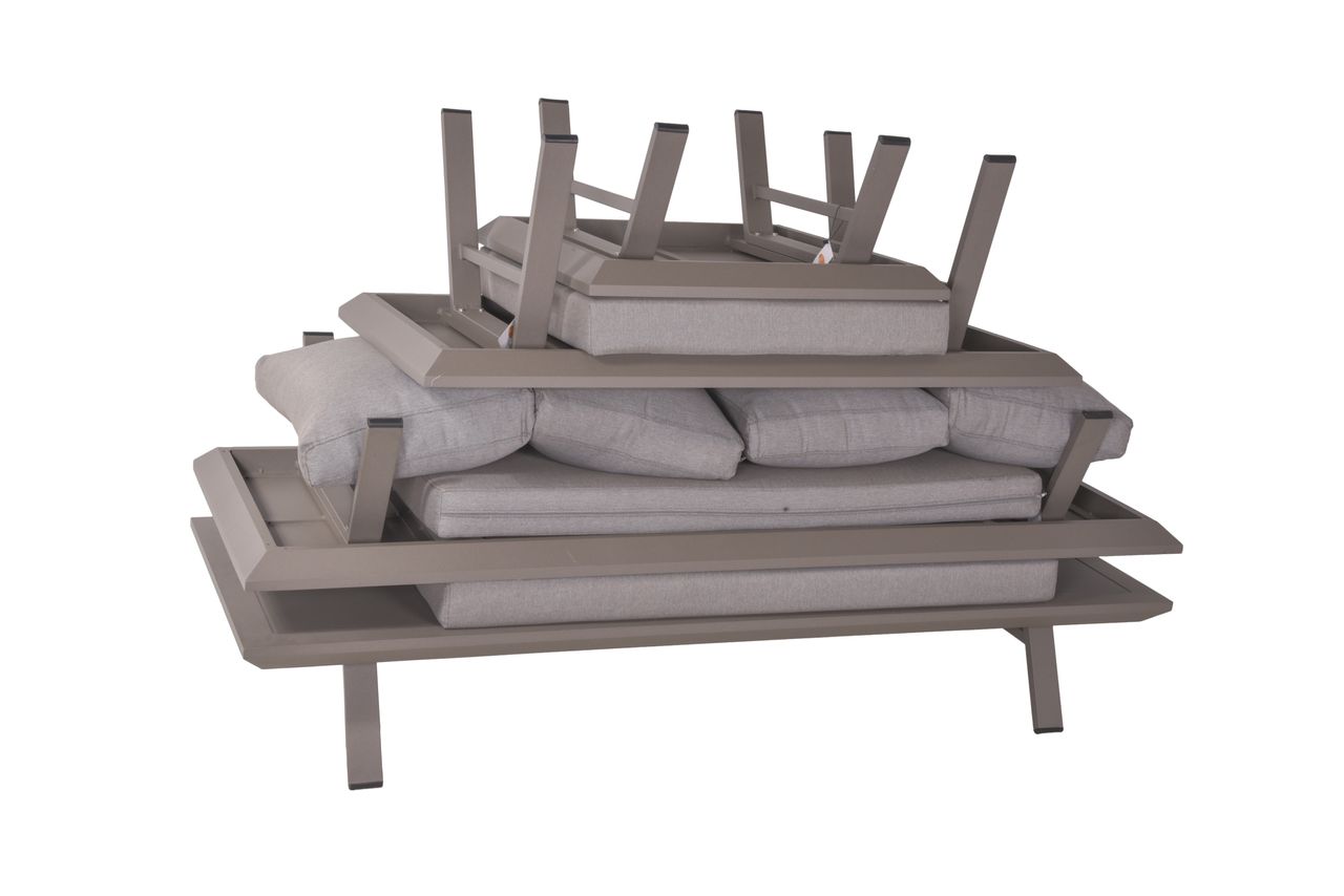Garden Pleasure Lounge-Gruppe CELIA, 4-tlg.