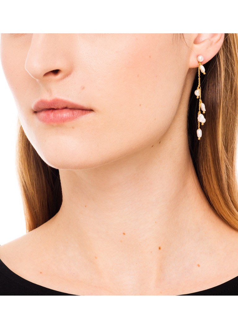 Orecchini a lobo Wouters & Hendrix con perle d'acqua dolce