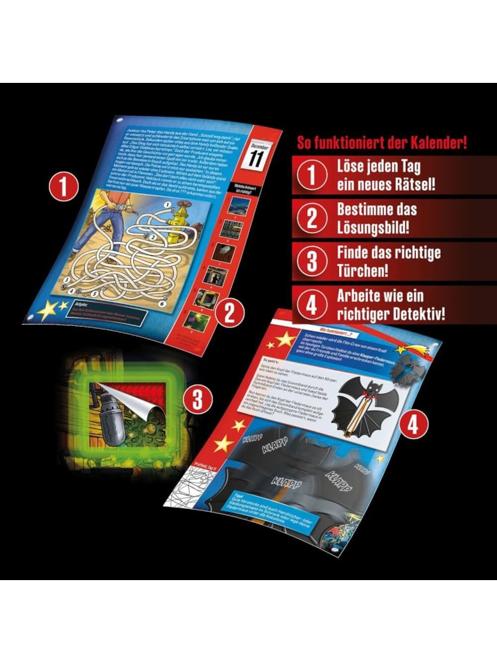 Kosmos Die Drei ??? Kalender in Mehrfarbig ab 8 Jahre günstig kaufen onesize