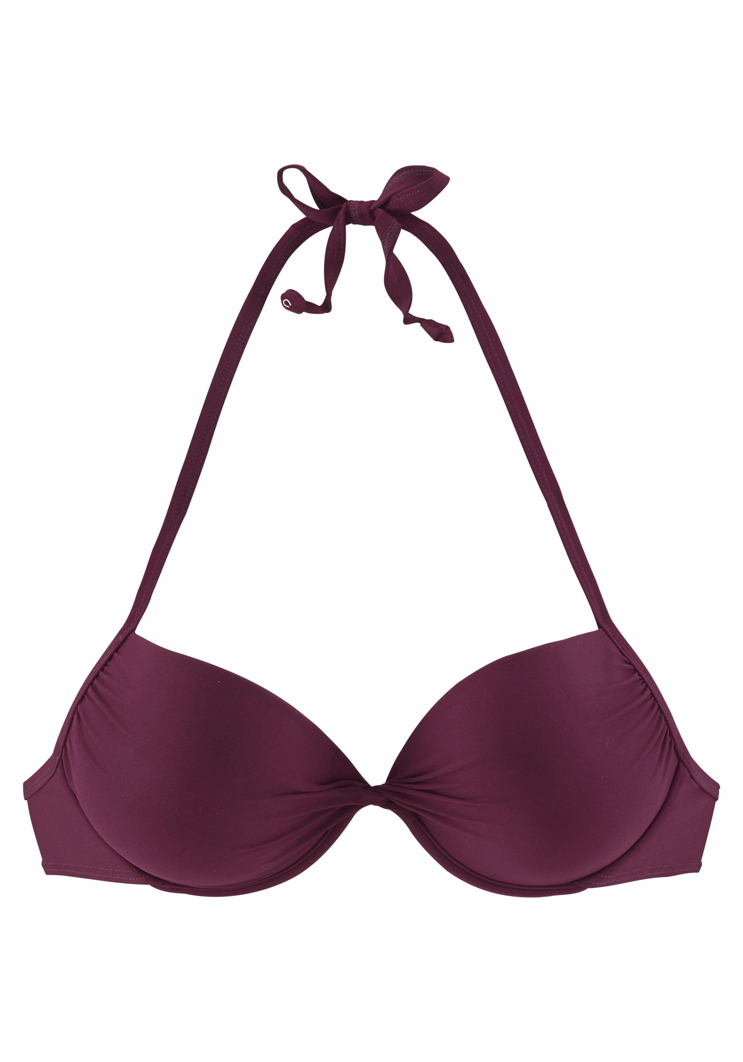LASCANA Push-Up-Bikini-Top Italy, mit Raffung