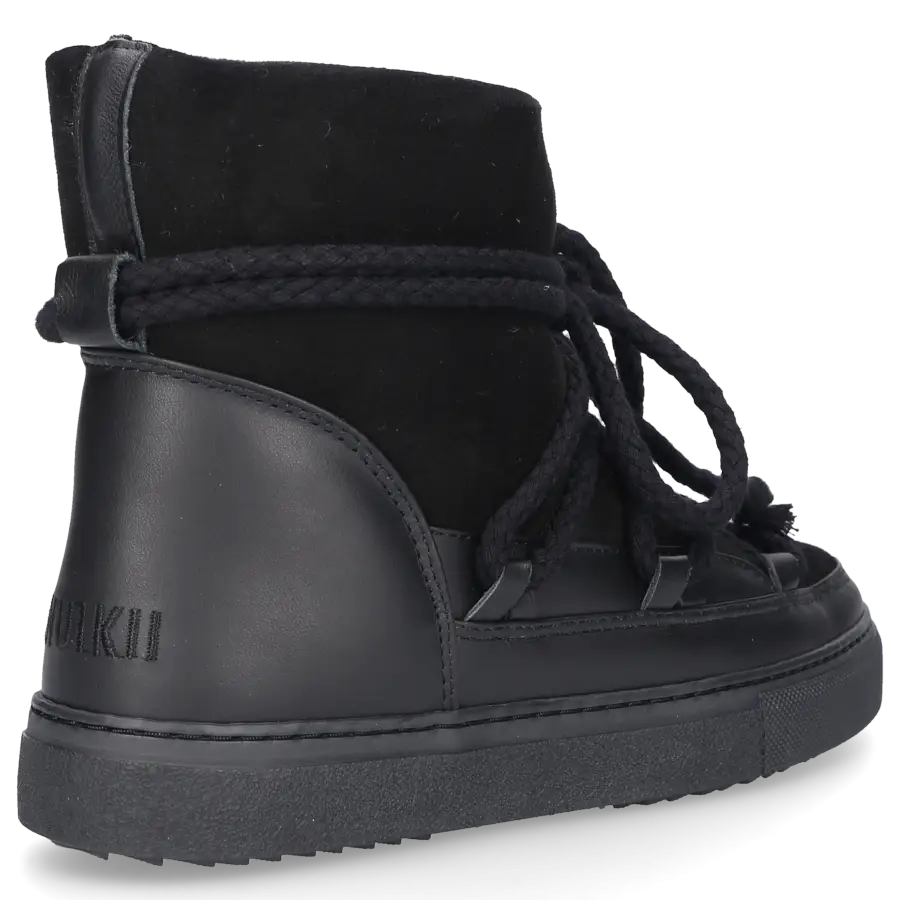 INUIKII - Snowboots CLASSIC Kalbsveloursleder - schwarz