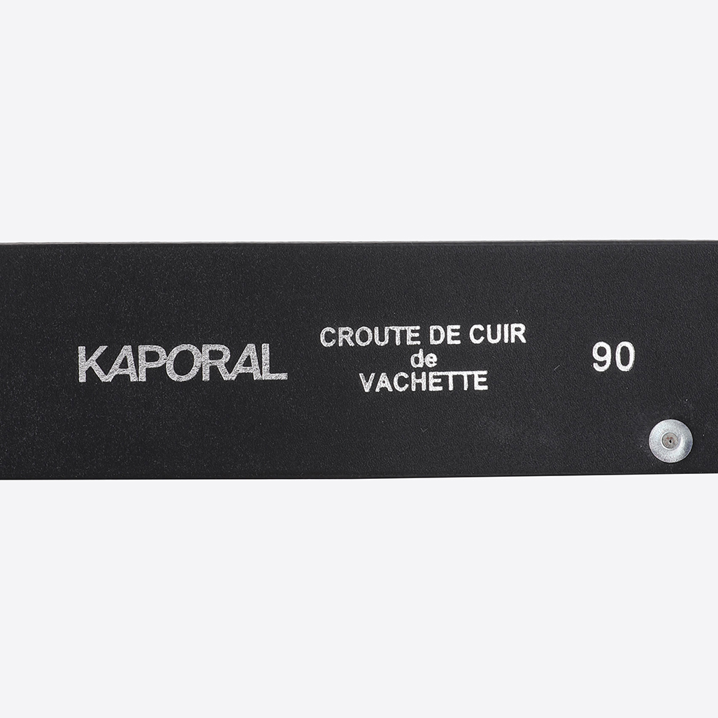 BOLD   Ceinture en cuir noir Homme