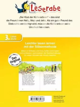 Leserabe mit Mildenberger Silbenmethode: Ein Fall für die Kichererbsen