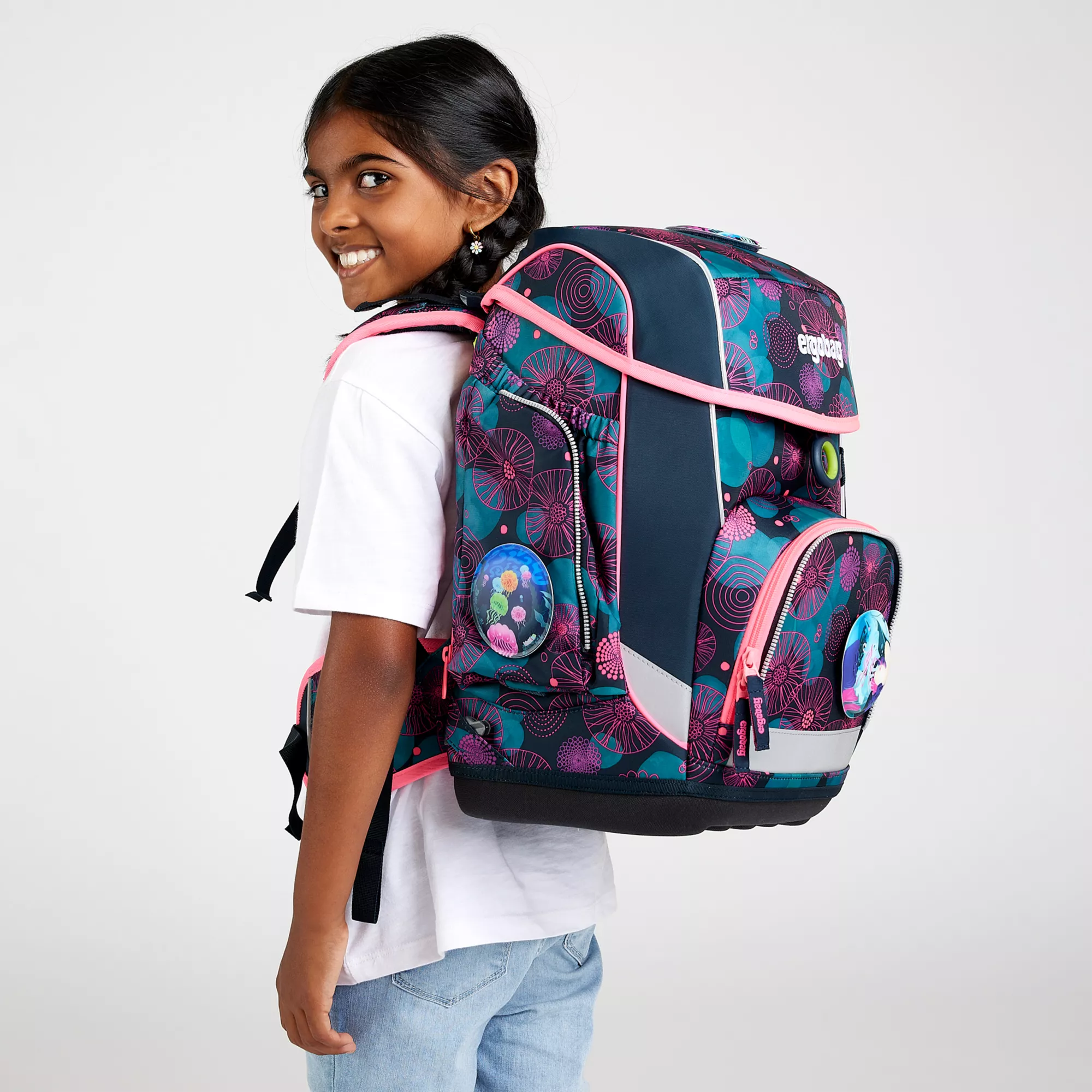 ergobag Schulranzen Set Korallbär