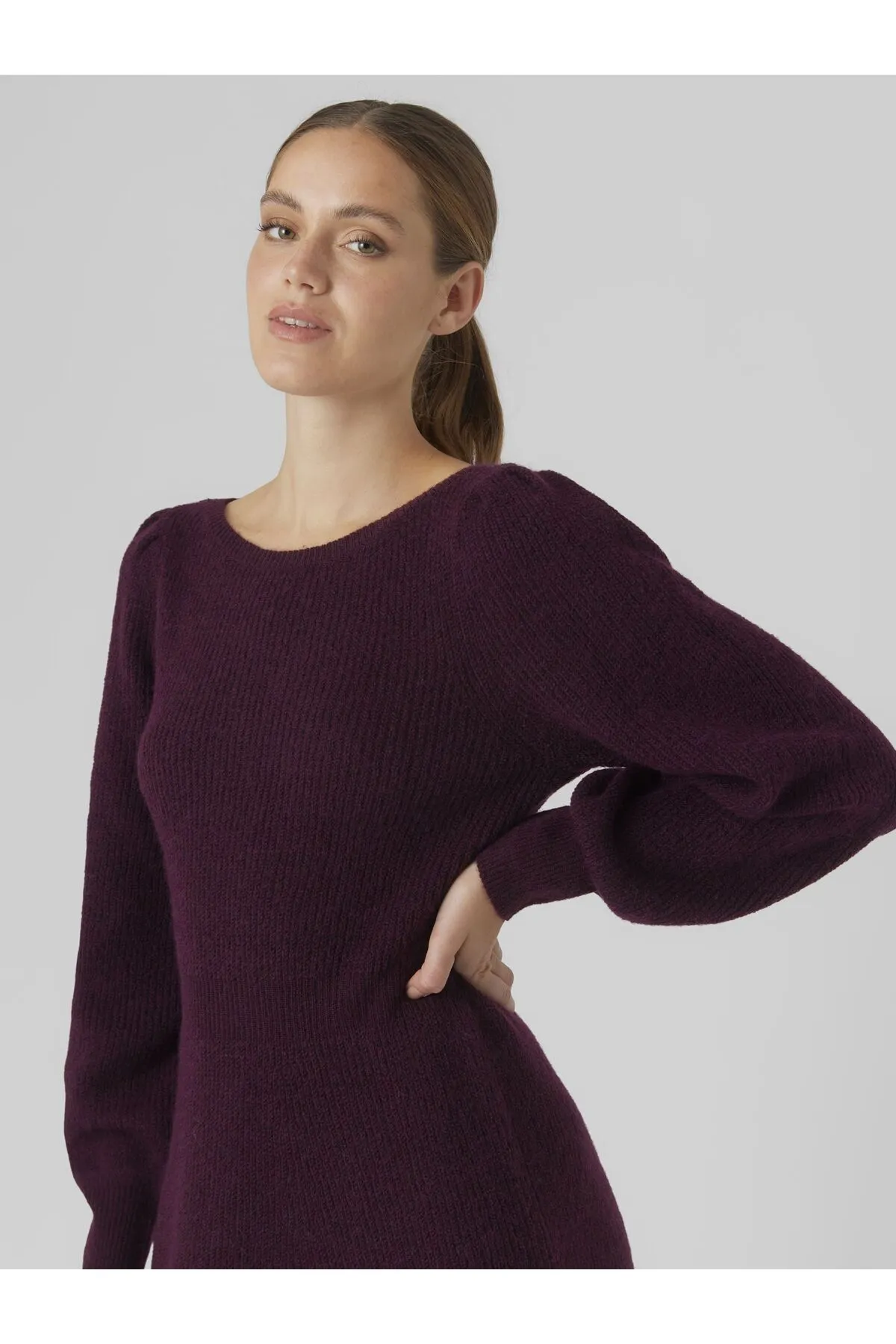 Vero Moda  Strickkleid VMFLAVOUR LS ABK DRESS GA EXC