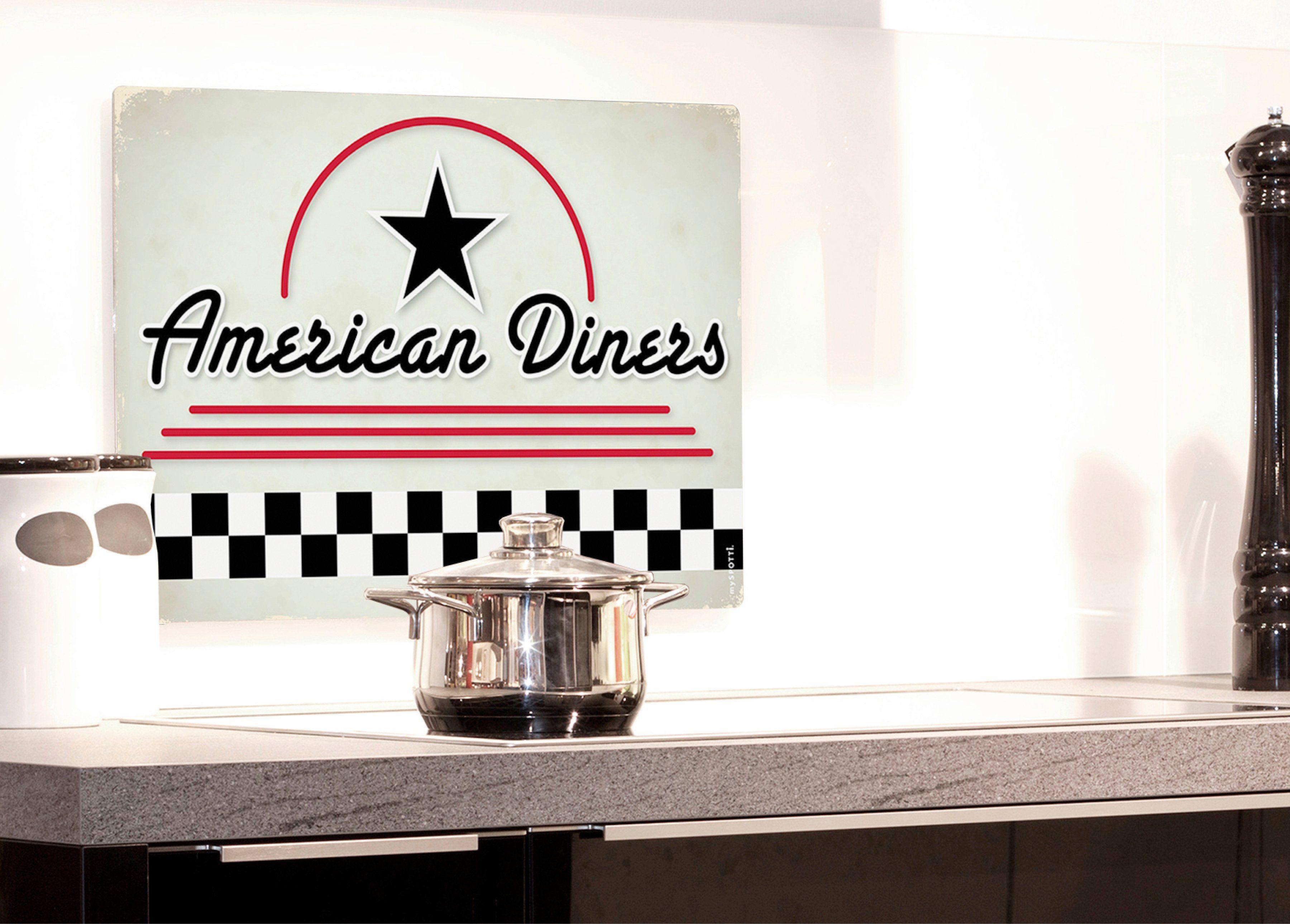 MySpotti Küchenrückwand pop, American Diners