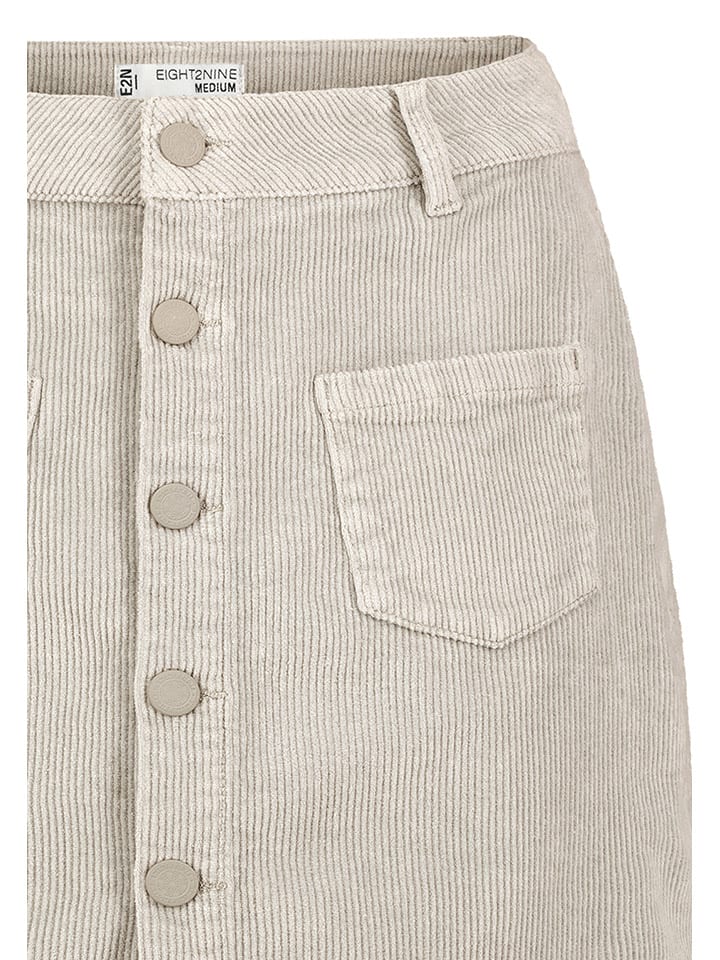 Eight2Nine Cordrock in Creme günstig kaufen
