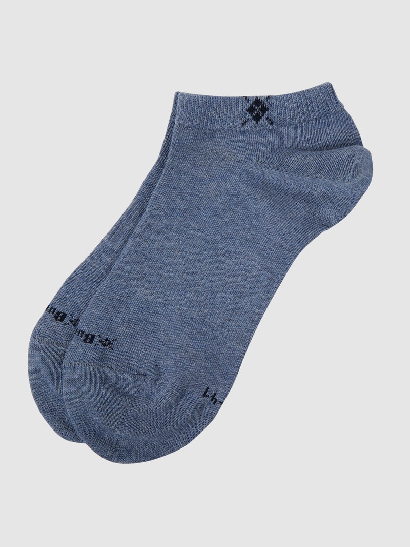 Sneakersocken im 2er-Pack Modell 'Everyday' in hellblau