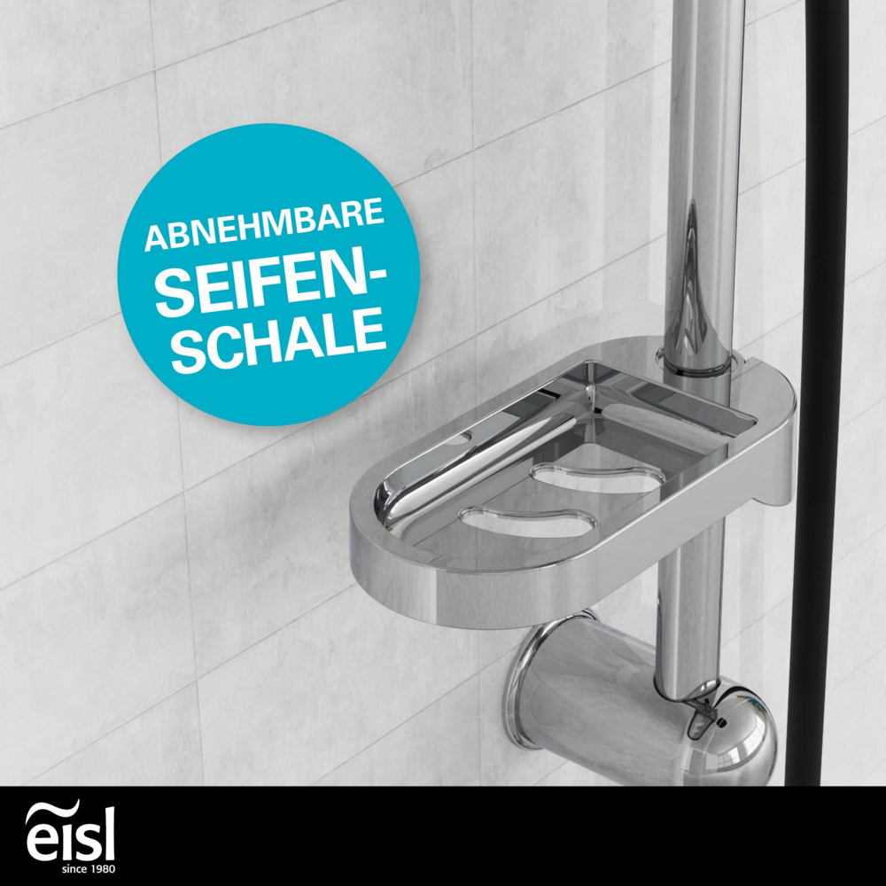 Eisl Duschset DUSCHTRAUM Chrom/Schwarz