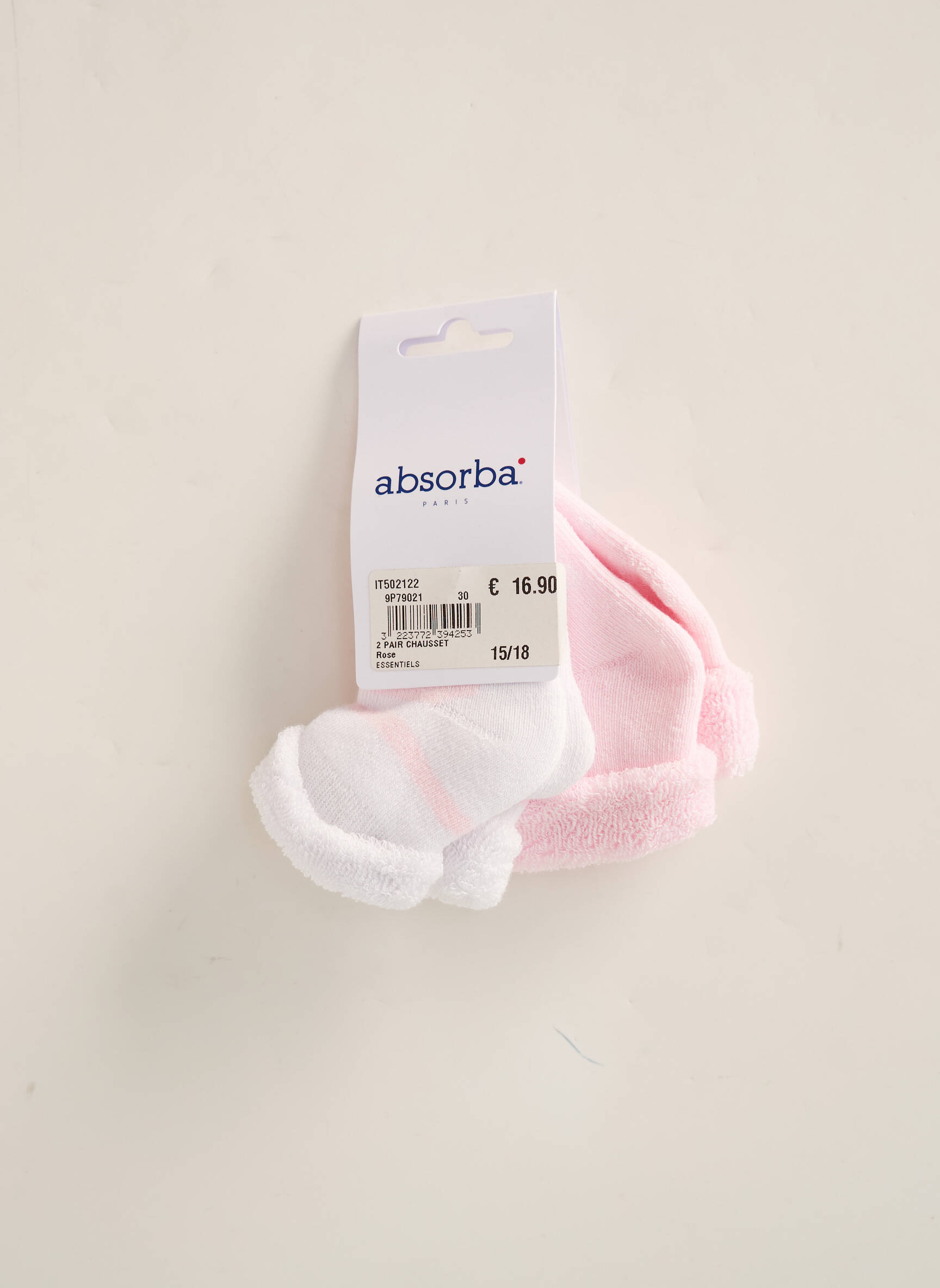 Absorba Chaussette Enfant couleur rose