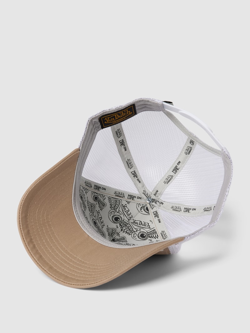 Trucker Cap mit Label-Patch Modell 'BOSTON' in taupe
