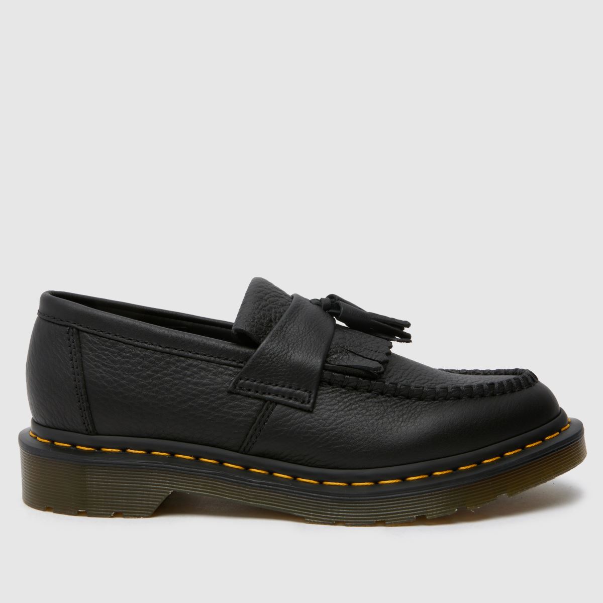 Dr Martens – Adrian – Svarta, platta loafers
