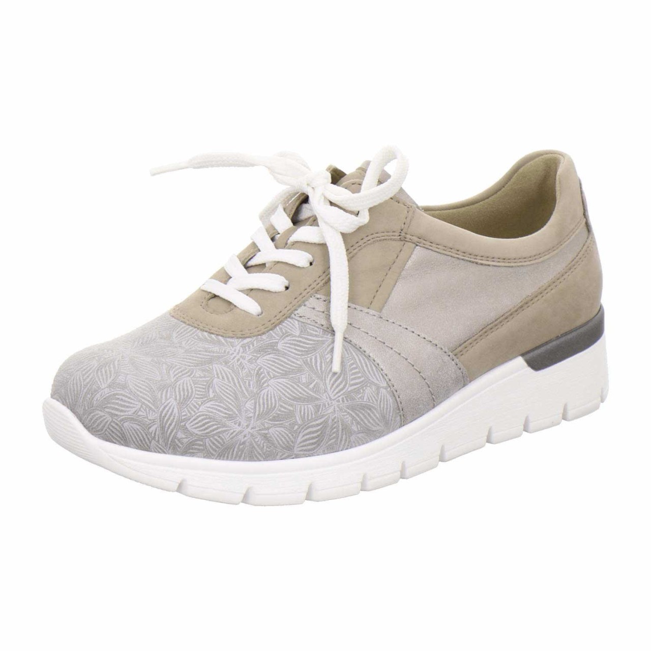 WALDLÄUFER Komfort Schnürer beige K-Ramona