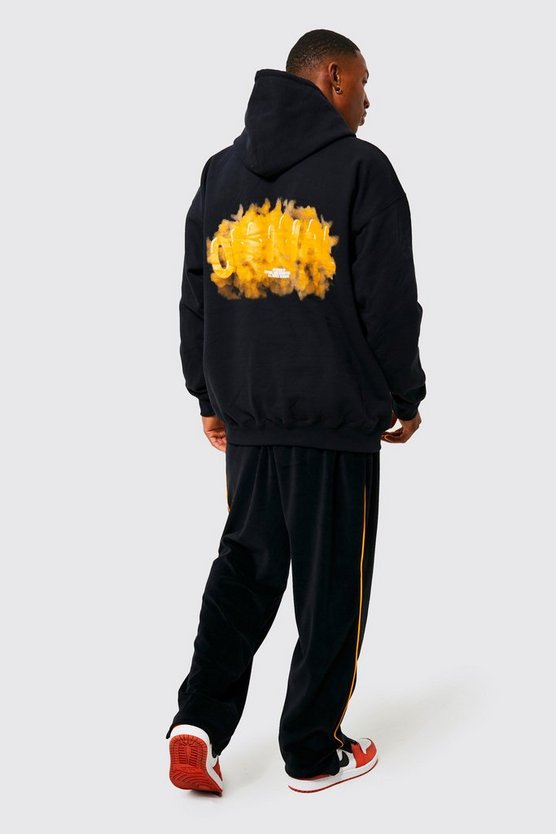 Breite Passform Velour Jogginghose