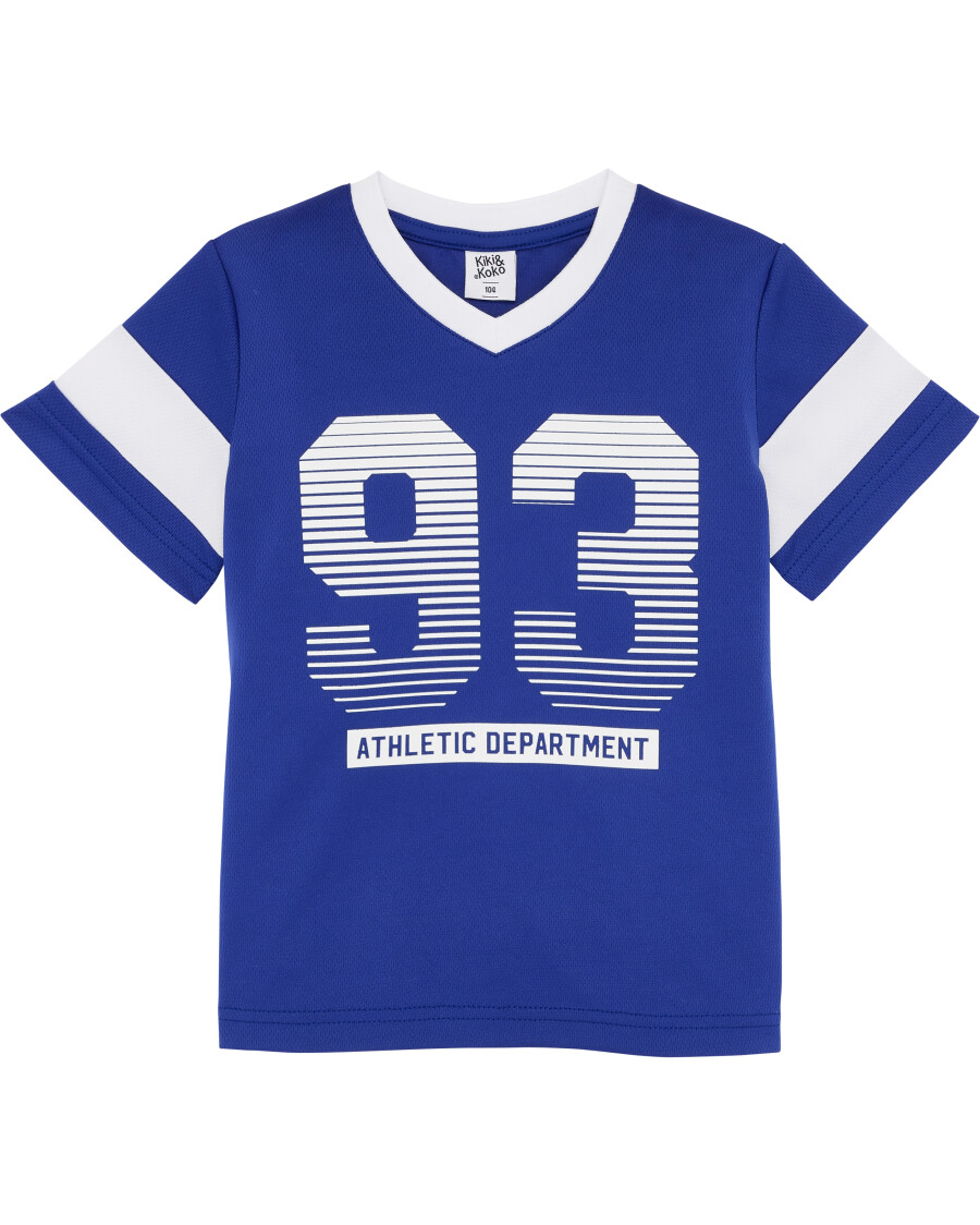 T-Shirt im Trikot-Design