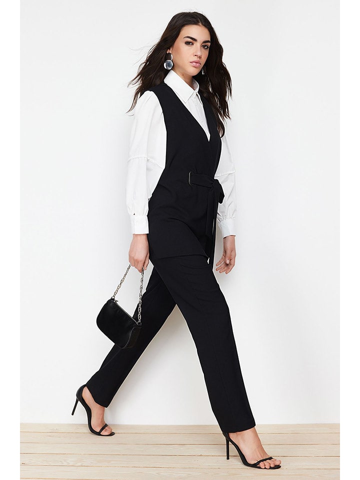 trendyol 2tlg. Outfit in Schwarz günstig kaufen